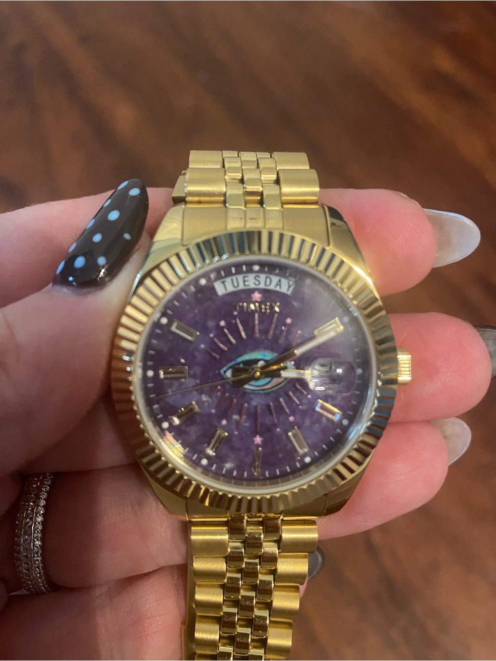 Jacquie Aiche x Timex Purple Jade Golden Eye Collection